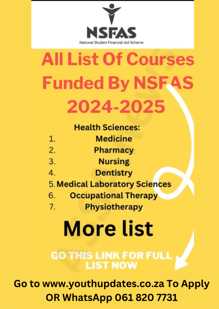 Full Information Of Nsfas Funding List For 2024 YOUTH UPDATES   Minimalist Vintage Line A4 Stationery Paper Document 56 768x1086 