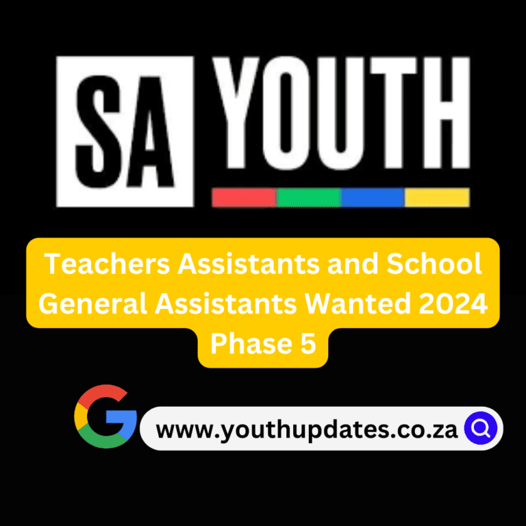 Teachers Assistants and School General Assistants Wanted 2024