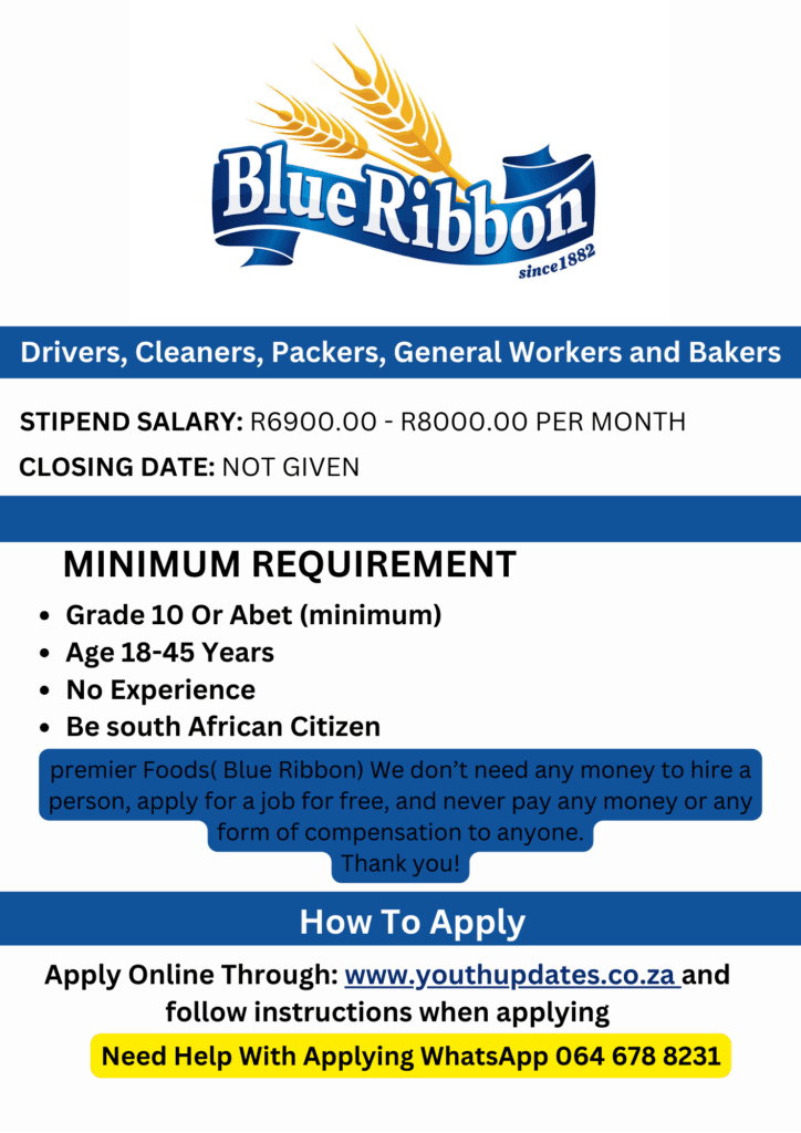 Job Opportunities At Blue Ribbon 2024 YOUTH UPDATES   Minimalist Black And White Blank Paper Document 2 724x1024 