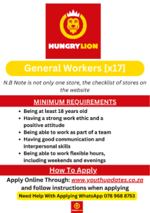 Join the Pride: Exciting Opportunities at Hungry Lion!