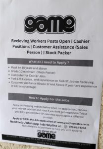 Job Opportunity At Game Store 2024