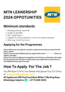 MTN Learnerships in South Africa for 2024: Invest in Your Future with Africa’s Mobile Giant