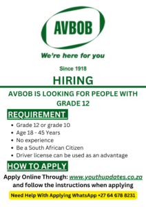 Job Careers for AVBOB 2024