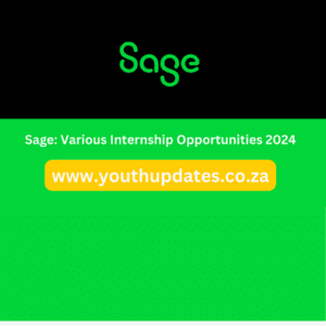 Sage: Various Internship Opportunities 2024
