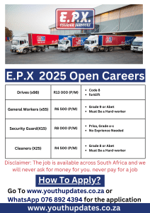 EPX Courier Services Hiring Opportunities for 2025