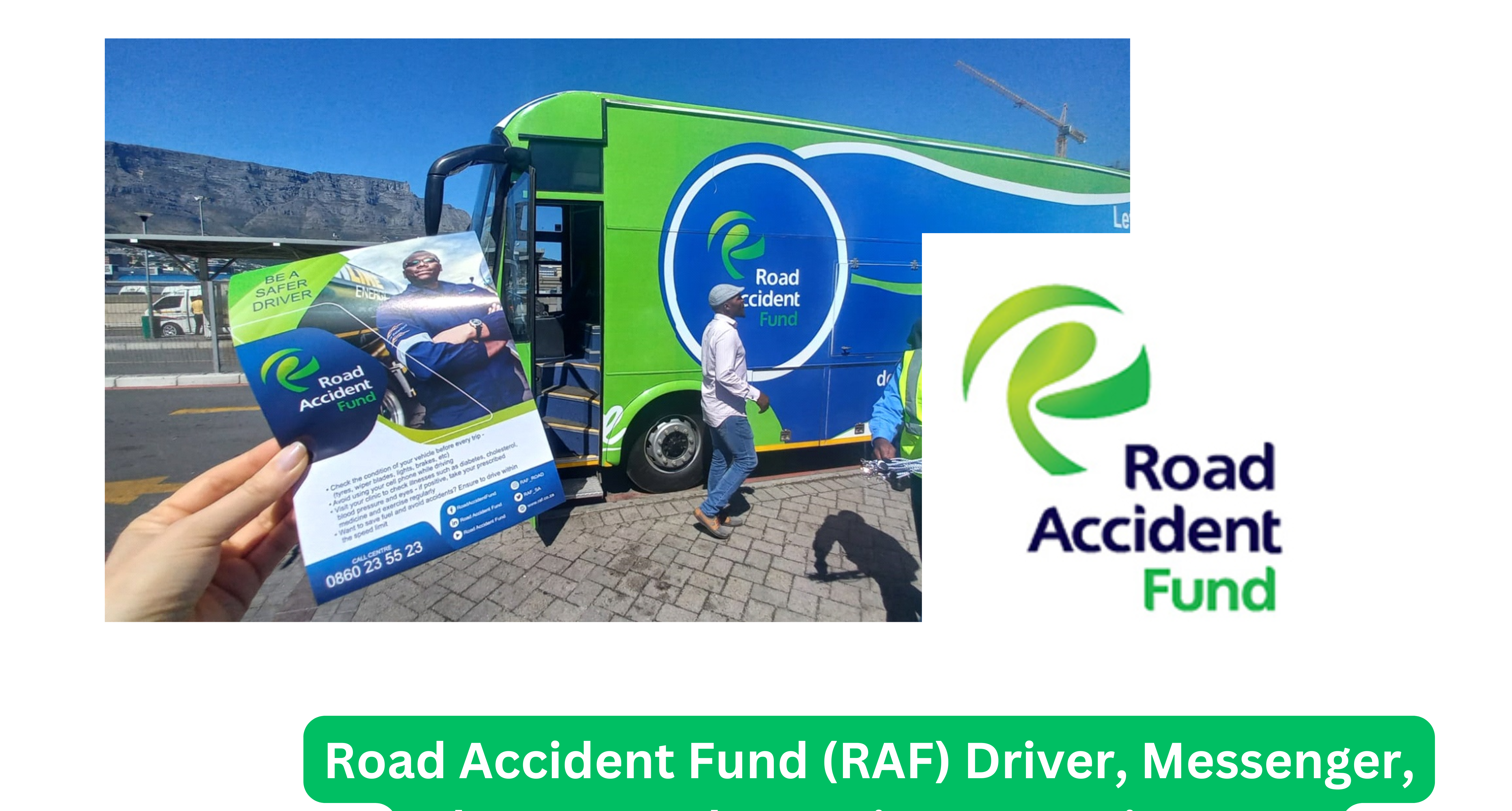 Road Accident Fund Driver/Messenger Vacancy 2026: Permanent Job in Durban