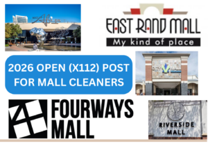 Mall Cleaners Vacancies (X112 Posts) – Open Opportunities 2026
