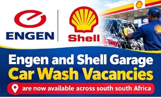 Engen and Shell Car Wash Vacancies 2026: Apply for Car Wash Jobs in South Africa
